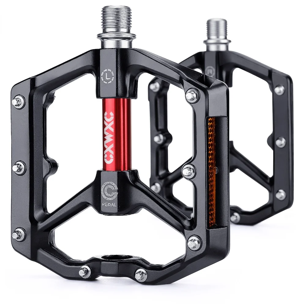

Flat Platform Bicycle Pedals Aluminum Pedal For MTB Mountain Urban BMX Hybrid Bikes Parts Sealed Bearing All-round Bike Pedals