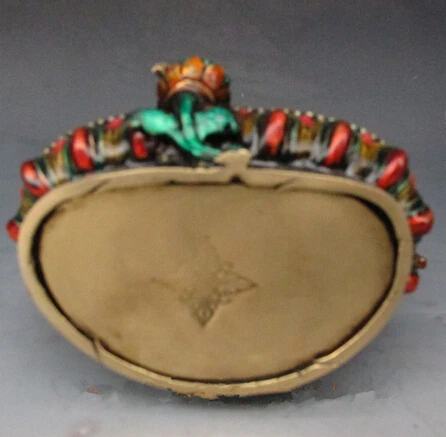 Медь латунь китайский ремесел азиатской 8 66 дюймов изысканный ручной резной