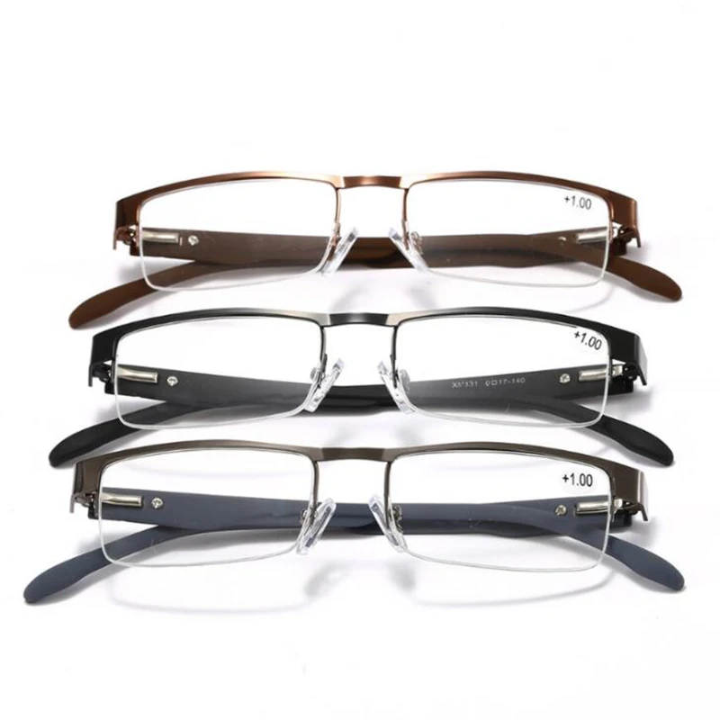Очки для чтения мужчин и женщин несферические полуметаллические линзы с