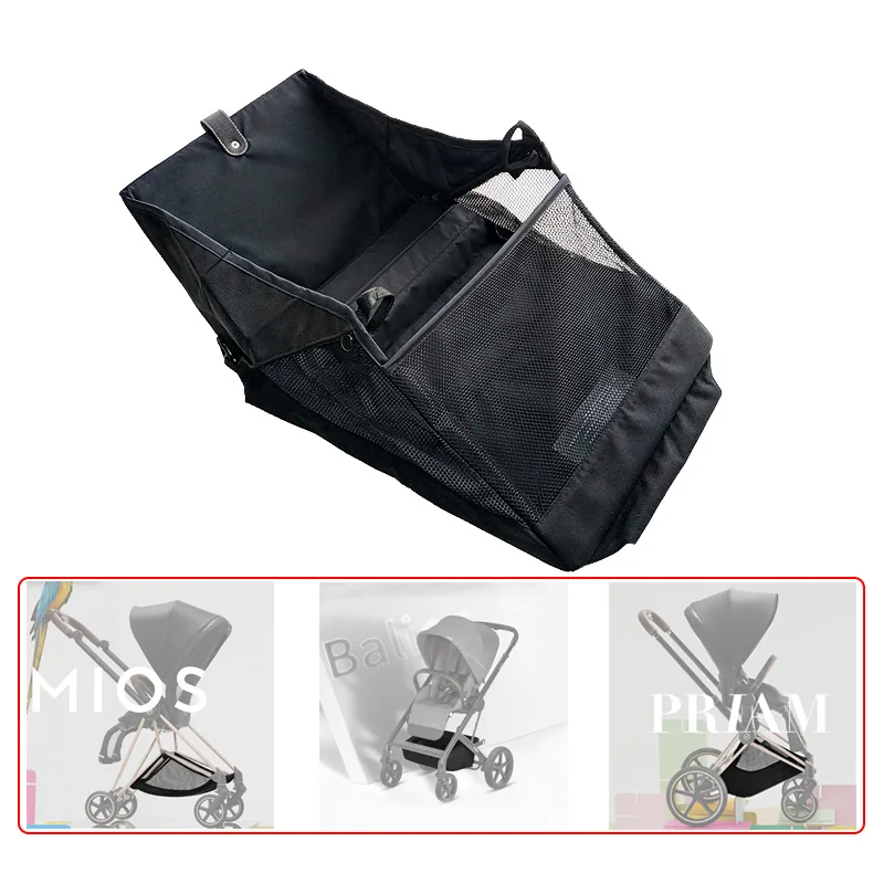 Stroller Basket Compatible Priam Balios S Mios Melio Prams Pushchair Shopping Bag Baby Diaper Bag Travel Carrying Bag