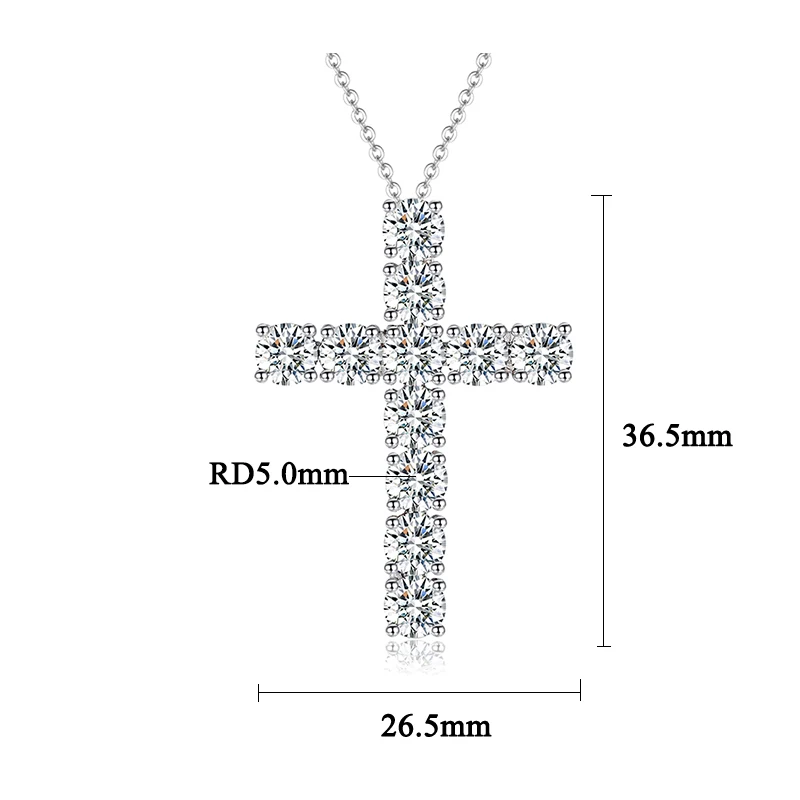 

Fashion Hip Hop Cross Pendants for Men in Cubic Zirconia Prong Set Jewelry Sporty Casual GP087