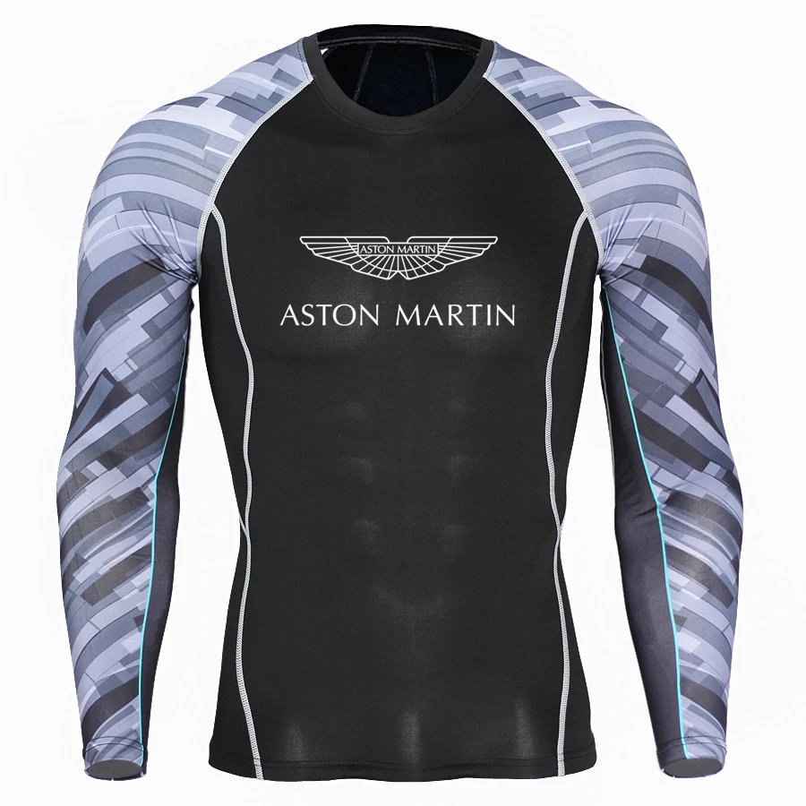 2021 Aston Martin New Fashion Spring Autumn Mens Harajuku Style Tops Men's Classic Delicate Print Leather Sleeve Popular | Мужская