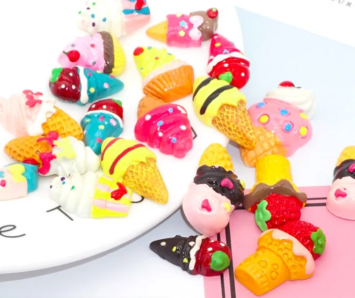 20 шт конфеты шармы из полимера в форме ягодок для изготовления ювелирных изделий