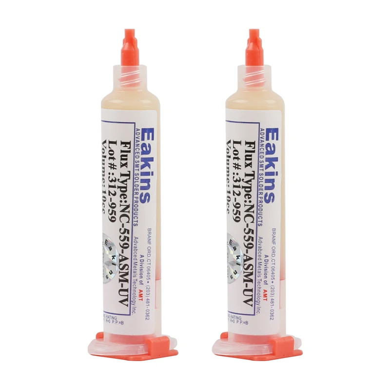 Паяльная паста 5 шт./лот NC 559 ASM UV 10CC PCB BGA No Clean сварочное масло + тяговые поршень иглы