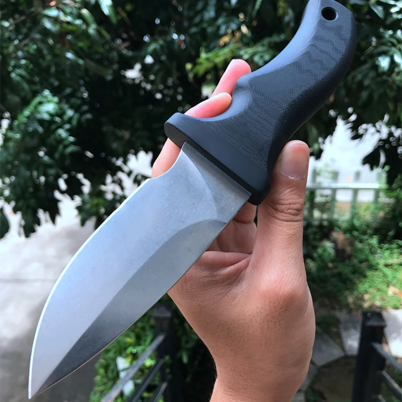 A2 Steel Bushcraft Knife G10 Handle Fixed Blade Tactical Survival Knives Outdoor Camping Kniveswith Kydex Scabbard | Инструменты