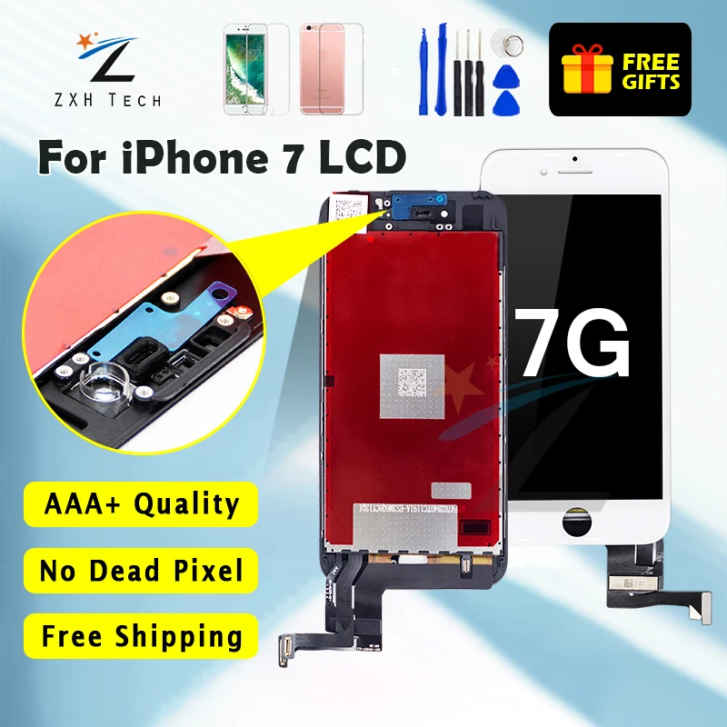 1 шт. класс AAA + качество замена lcd Pantalla для iPhone 7 ЖК экран дисплей хороший 3D