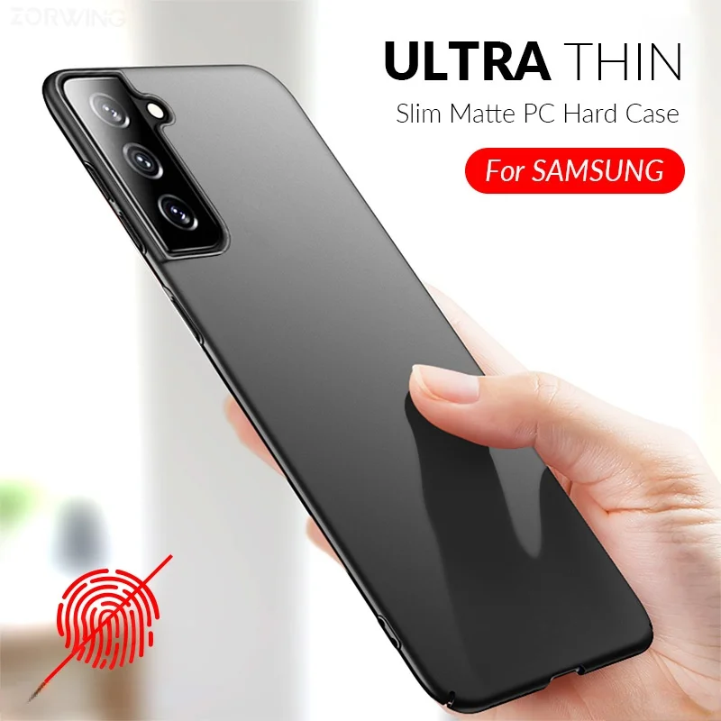 Тонкий чехол для телефона Samsung Galaxy S22 Ultra S21 Plus S20 FE S10 S9 A32 A72 A51 A71 A21S A31 A41 A52 A70 Note 20 PC