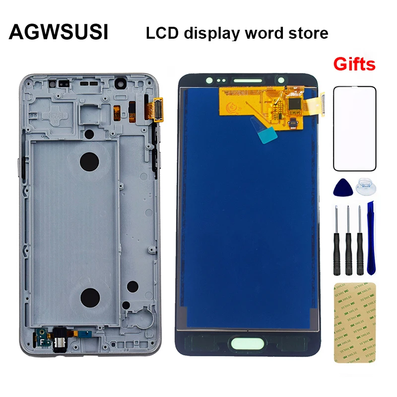 ЖК-дисплей для samsung Galaxy J5 J510 SM J510F J510FN J510M J510Y/DS+ кодирующий преобразователь сенсорного экрана в сборе