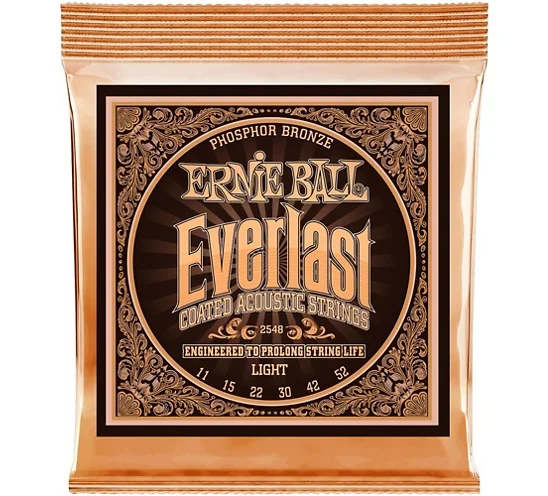 

Ernie Ball 2548 Ever-last Phosphor Light Acoustic Guitar Strings 011-052