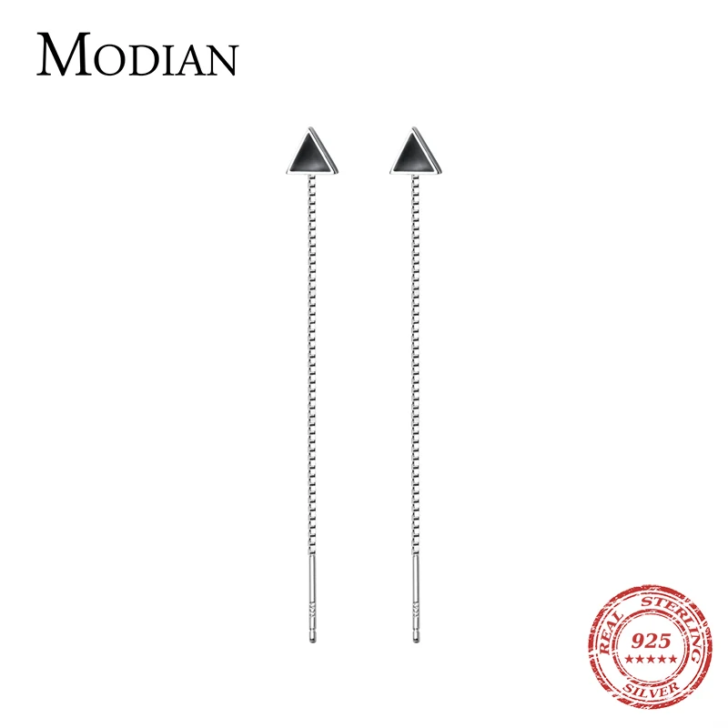 Modian длинная цепь кисточкой ожерелье &quotтреугольник основанием вверх&quot С