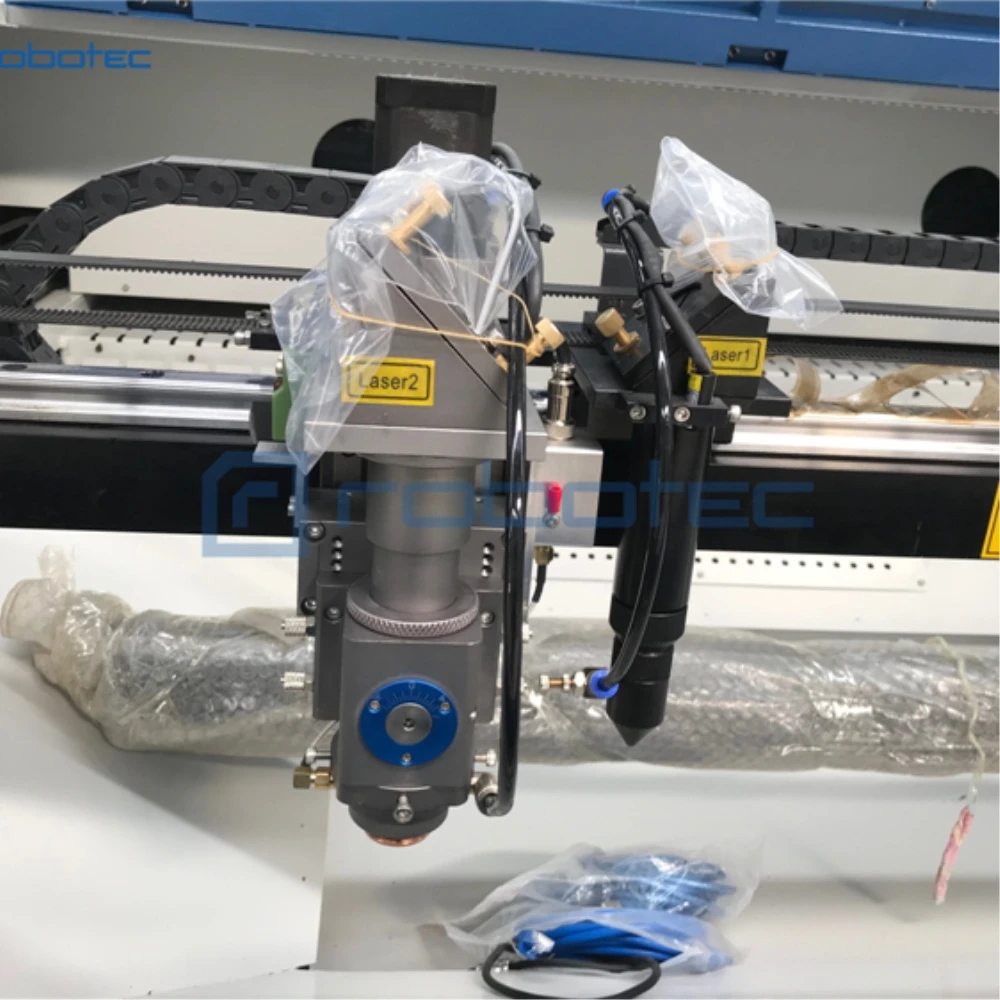 Лазерный гравировальный станок RECI Co2 с двумя головками USB автофокус 150 Вт для