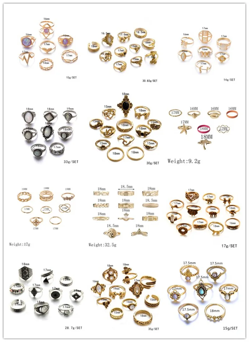 Женское кольцо в стиле Бохо с Шармами|Кольца| |