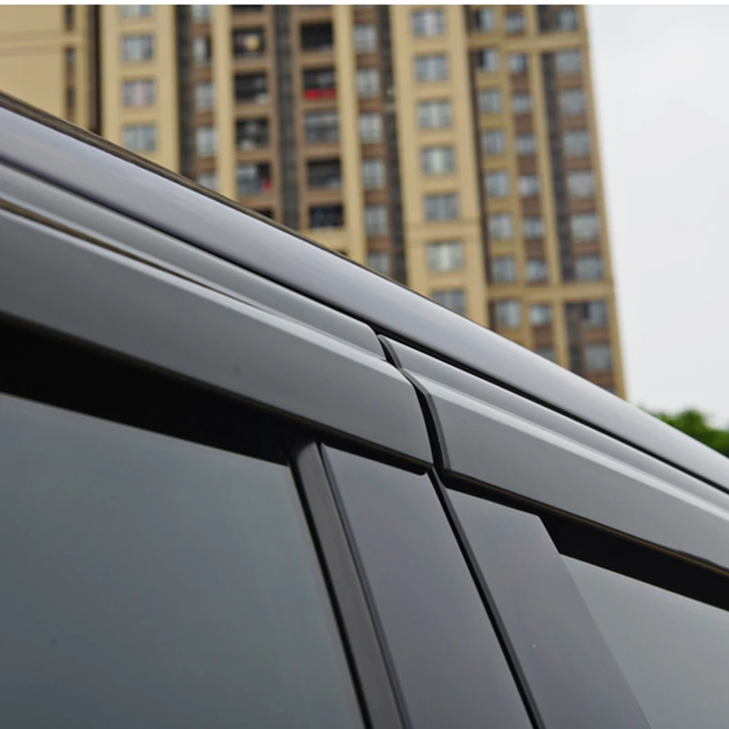 6 шт. дефлекторы для передних автомобильных окон защита от ветра солнца дождя