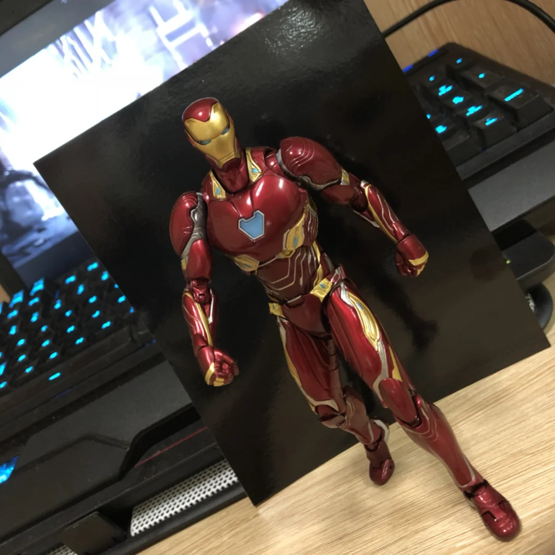 СВЧ Marvel Ironman MK50 Мстители Бесконечность войны шарнирные Фигурки игрушки на