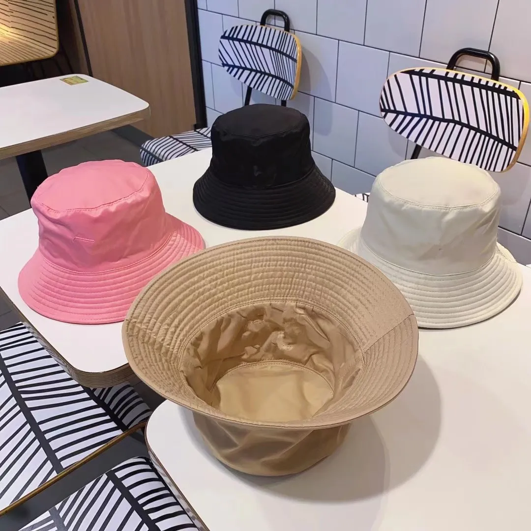 

Women Bob Designer Bucket Hat Branded Men Bucket Hats Double Sided Reversible Bucket Hats for Women Fashion Sun Cap Fishing Hat