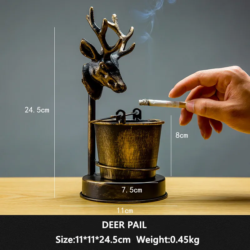 Новая популярная креативная пепельница из кованого железа для дома Настольная