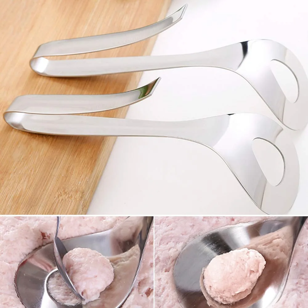 Ложка из нержавеющей стали для приготовления фрикаделек креативный