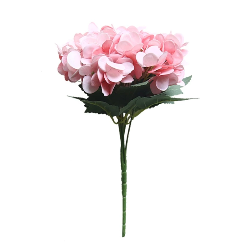 

1pcs Hydrangea cheap Artificial flowers wedding decorative flowers christmas home decoration accessories Vase for Table setting