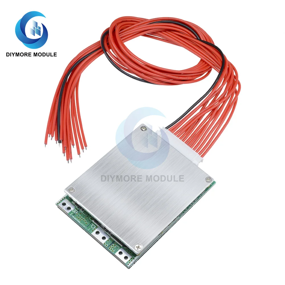 

BMS 13S 35A 48 В Защитная плата литий-ионного аккумулятора с балансировкой PCB PCM 18650, внешний аккумулятор, зарядка для электрического велосипеда/...