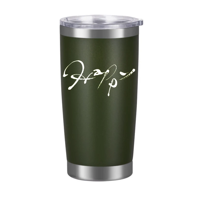 

Лидер продаж 2021, кружка для пива из нержавеющей стали с логотипом или именем на заказ, 20 унций, дорожная кружка для пива, бутылка для воды, тер...