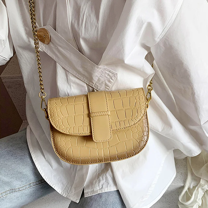 Роскошные сумки седла из кожи аллигатора дизайнерские через плечо для женщин