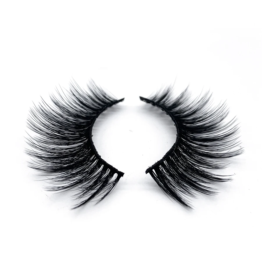 

Good quality Flash girl SD01 thick false eyelashes 100% Handmade 3D Faux Mink Lashes custom private label