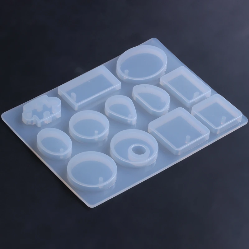 12 видов конструкций силиконовая форма для кабошонов ожерелье кулон Смола