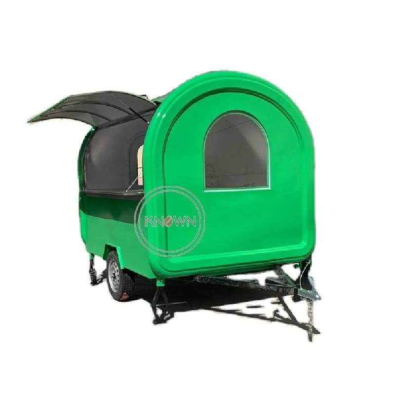 

Customized Multi-functional Food Trailer Hot Dog Cart Mobile Food Truck for Sale Europe