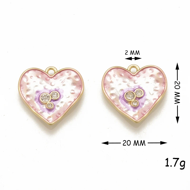 2 шт. позолоченные латунные подвески с градиентом | Украшения и аксессуары