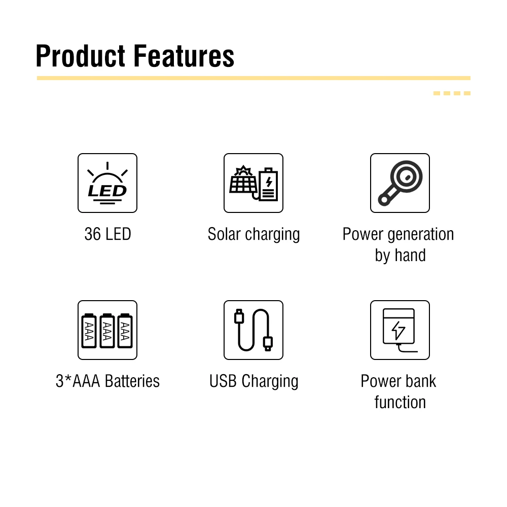 Скидка Суперъяркий светодиодный фонарь BORUiT на солнечной батарее, фонарь для кемпинга, работы, экстренного освесветильник, охоты, 36 светодиосветод...