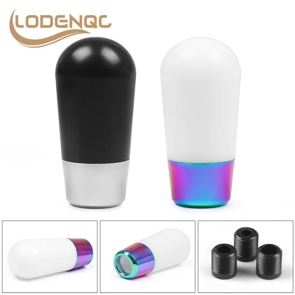 

Lodenqc Universal Plastic Gear Shift Knob Baseball Bat Shifter Lever Knob 90MM For Manual Transmission BX102261