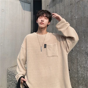 2019 мужские модные трикотажные куртки, однотонные толстовки с капюшоном, толстовки с длинным рукавом, хлопковые повседневные пуловеры, одежда, размер S-3XL