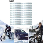 200 шт. шпильки для снежных винтов, противоскользящие шипы для снежных винтов, шпильки для автомобиля, мотоцикла, велосипеда, новая модель 2019