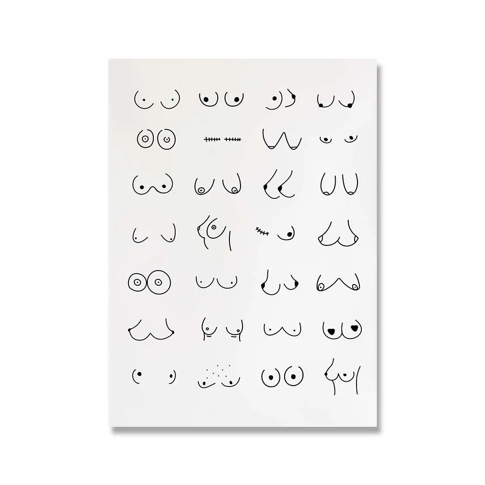 

Bathroom Wall Decor Canvas Painting Nude Line Butt Canvas Art Poster Get Naked Shower Quote Canvas Picture Fashion Art Prints