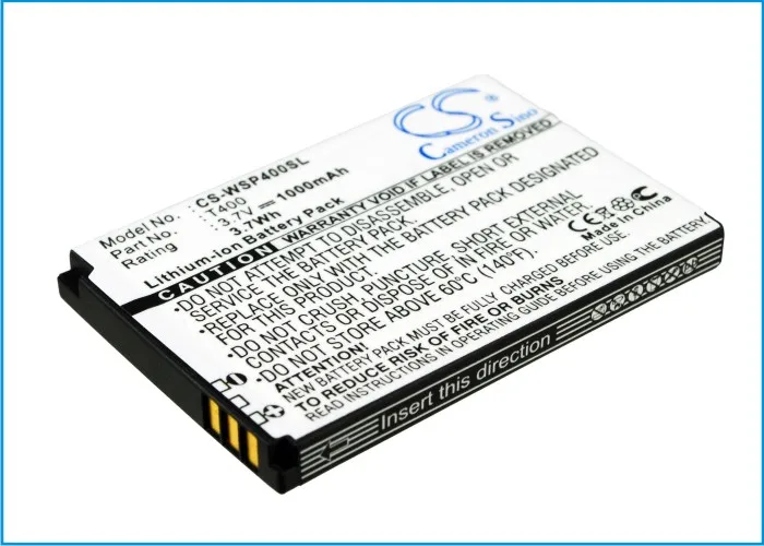 UPGRADE Cameron Sino Battery For Swissvoice T400 MP40 1000mAh / 3.70Wh | Мобильные телефоны и аксессуары