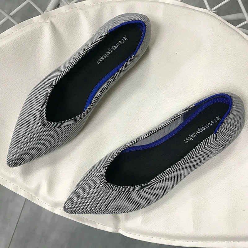 20 Женская обувь на плоской подошве; Zapatos De Mujer; сезон осень; коллекция года; лоферы; Ballerine Femme tenis feminino; повседневная черная женская обувь на плоской подошве с острым носком - Цвет: 20