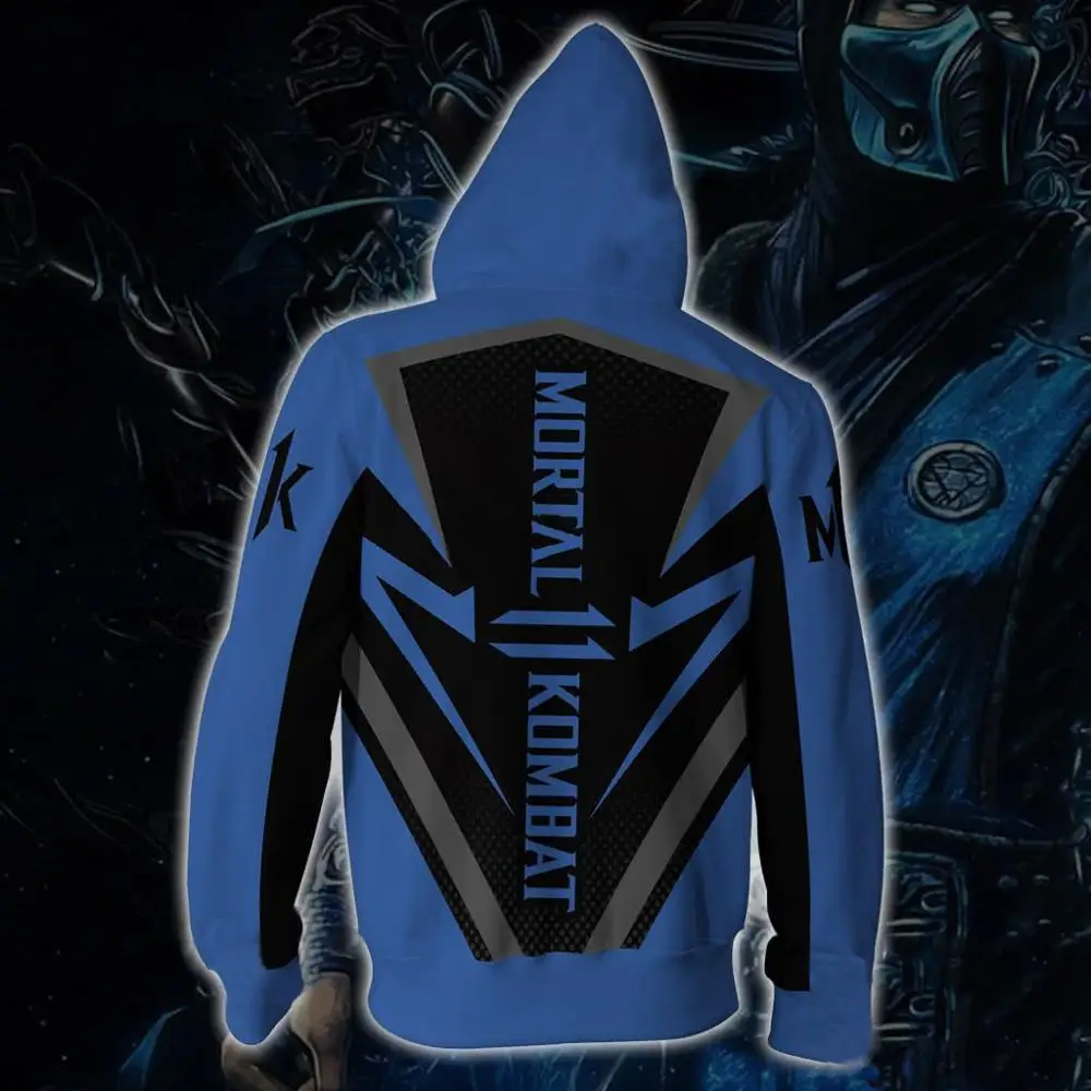 Mmoral Kombat X Sub Zero Scorpion футболка Косплей Костюм Мужской Женский толстовки с капюшоном