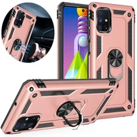for samsung galaxy m51 case stand magnetic holder ring shockproof armor case for galaxy m01 m10 m20 m30 m40 m30s m21 m31 m31s