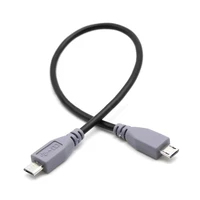 micro usb to micro usb cable mobile phone cardreader cable dual microusb otg adapter cable male to male charge cord data cable