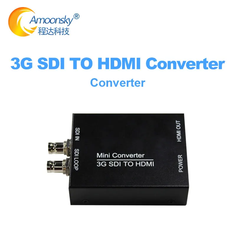 Адаптер 3G SDI HDMI совместимый с HD1080P и аудио видеосинхронизацией для ЖК дисплея