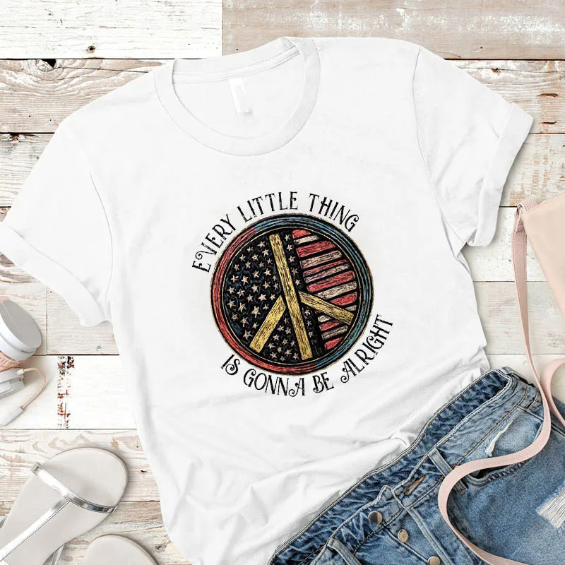 

Women Lady T Shirt Faith Over Fear Flower Printed Tshirt Ladies Short Sleeve Tee Shirt Women Female Tops Clothes Graphic T-shirt