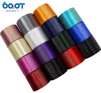10yardslot 1 1238mm 1712282 gold wire double sided solid color ribbon printing ribbon wedding accessories diy materials