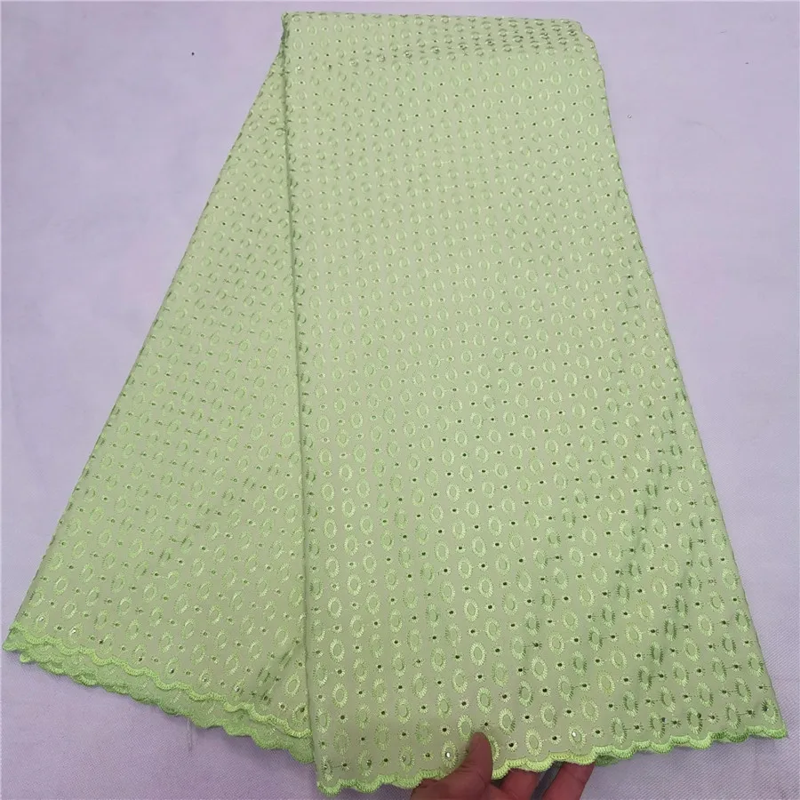 Swiss lace fabric 2020 latest Satin 100%cotton embroidery African cotton fabrics voile popular Dubai style 5yards | Дом и сад