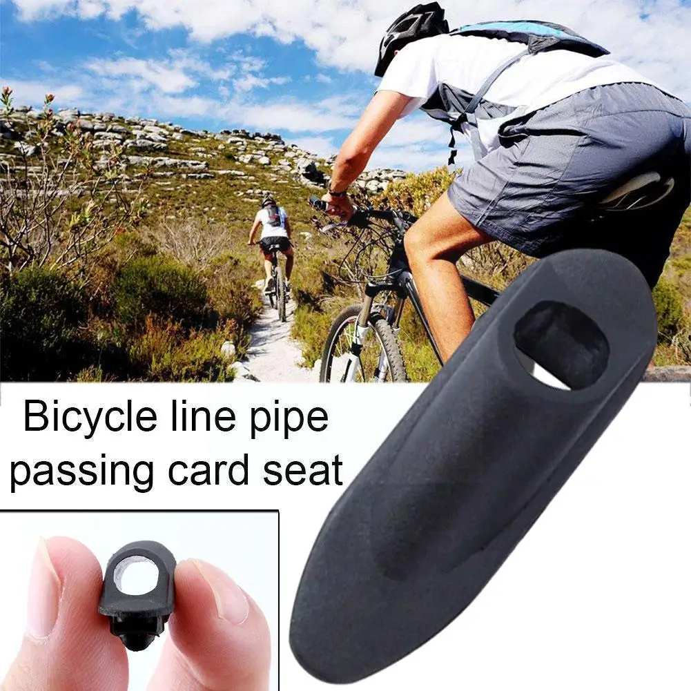 

10pcs Muqzi Bicycle Cable Tube Buckle Black Frame Embedded Accessories Line Clamp Shifter Cycling Wire Tube Brake V7d3