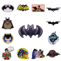 excellent quality bat animal movies enamel pins anime brooches men women fashion lapel backpack accessories bags badges jewelry