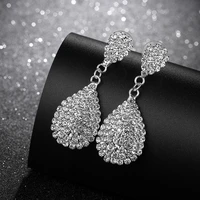 btwgl wedding jewelry rhinestone style wedding earrings ladies earrings 2019 round bohemian metal pendant earrings