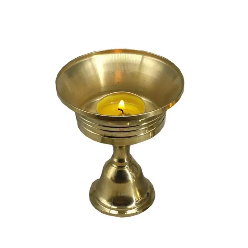 Медный подсвечник в стиле ретро романтичные вечерние подсвечники украшение для