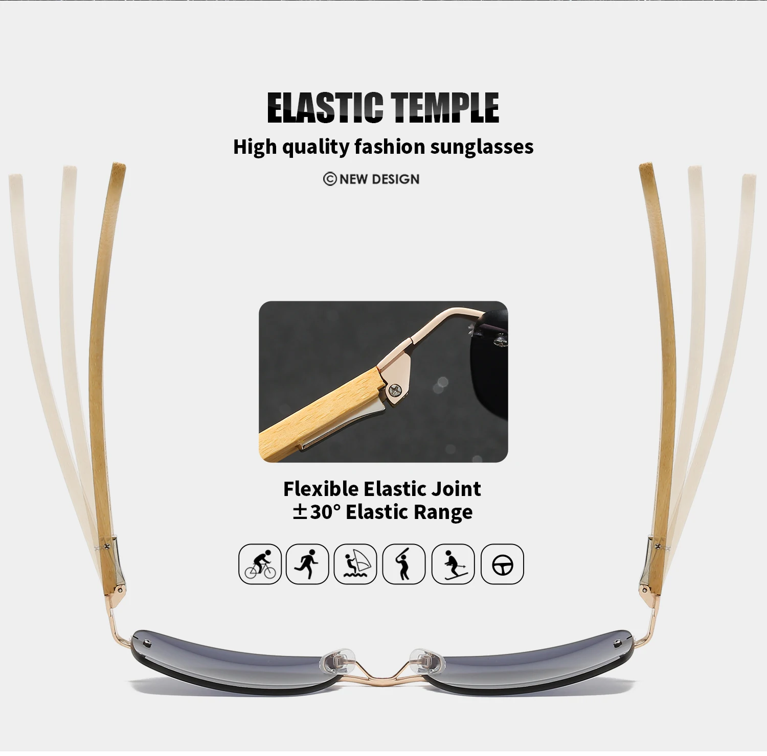 RoyalHot Men Women Bamboo Wooden Rectangle Square Frame Sunglasses Driving Sun Glasses Shades Oculos masculino Male 900127 | Аксессуары