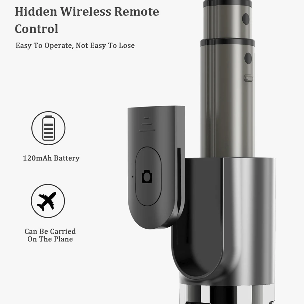 

Bluetooth Handheld Gimbal Stabilizer Mobile Phone Selfie Stick Holder Adjustable Selfie Stand for IOS Android Smartphones