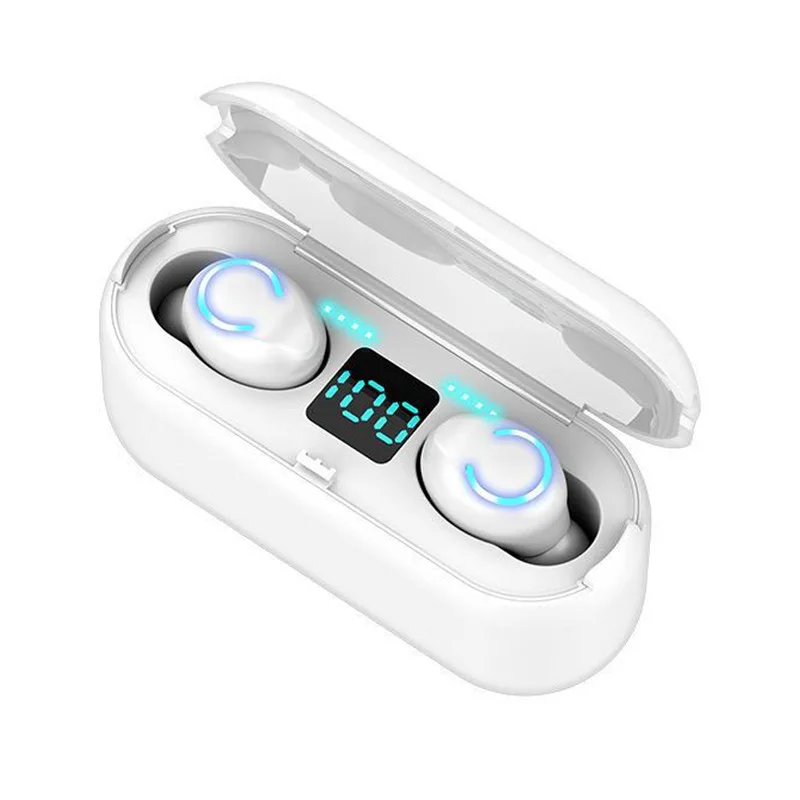Новые беспроводные наушники F9 Bluetooth 5 0 TWS HIFI мини в ухо Спортивная гарнитура для